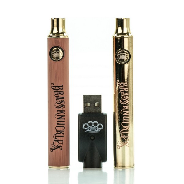 Brass Knuckles Vape Pen Battery 900mAh Adjustable Voltage Sale